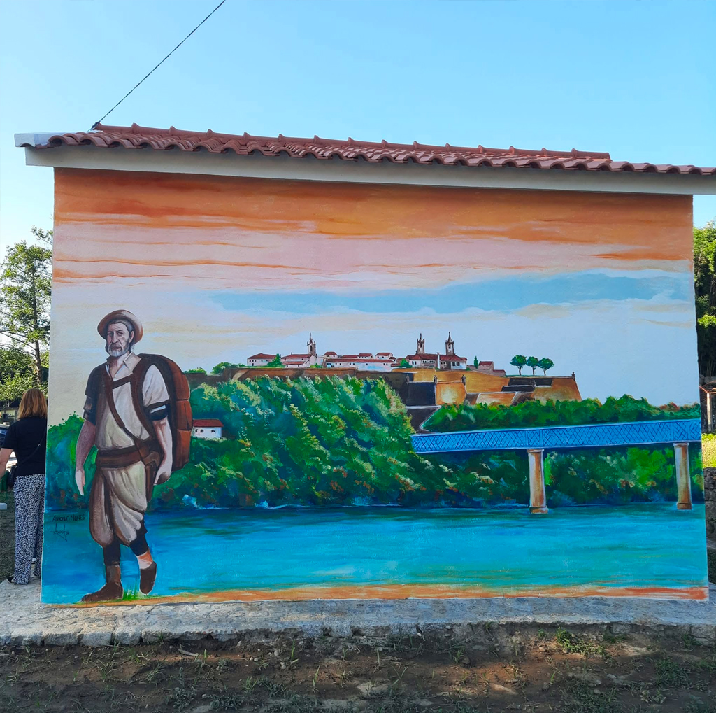 O CAMINHO FAZ-SE POR VALENÇA - Técnica acrílica sobre parede